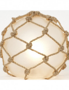 Lámpara boya con cuerda decorativa 2