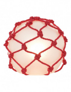 Lámpara boya con red roja