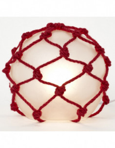 Lámpara boya con red roja 2