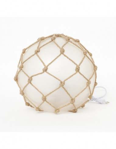 Lámpara con boya marinera decorativa