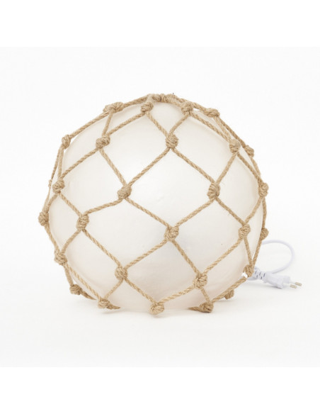 Lámpara con boya marinera decorativa