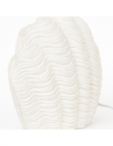 Lámpara decorativa coral blanco