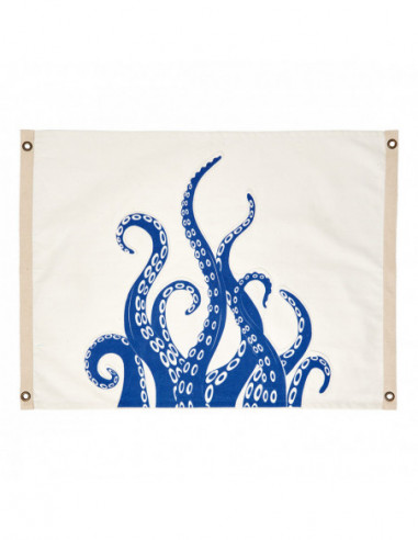 Bandera tapiz pulpo marino