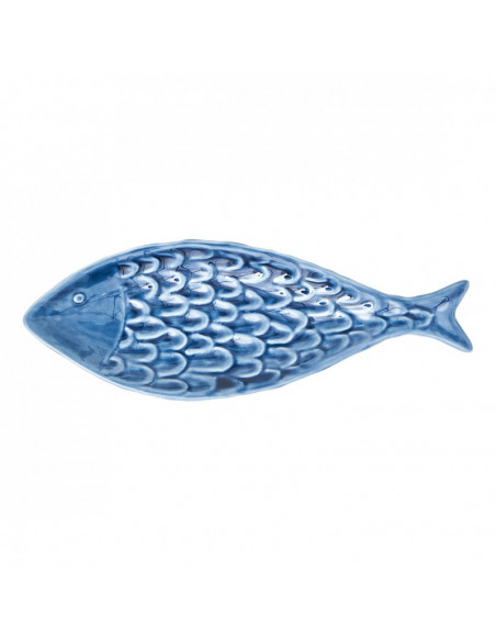 Fuente marinera pez en cerámica