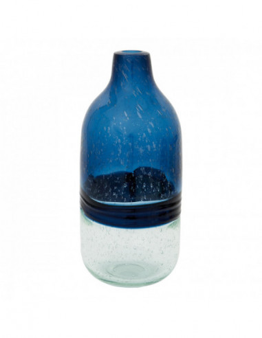 Botella náutica vidrio de azul degradado