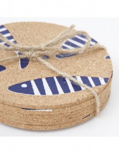 Posavasos de mesa set de seis 2