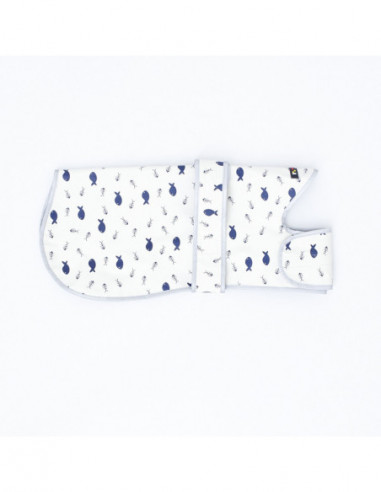 Capa marinera mascota ajustable