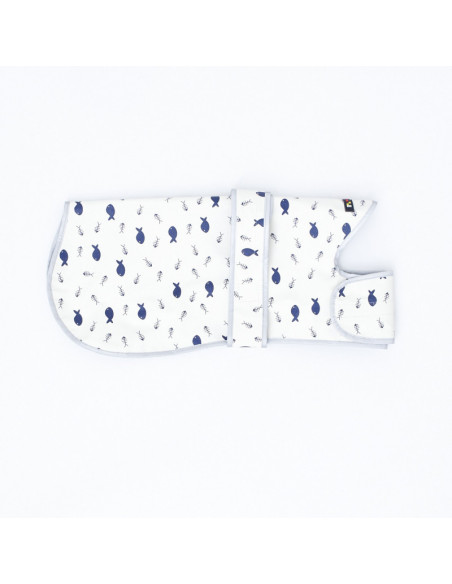 Capa marinera mascota ajustable