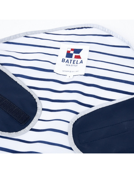 Capa de mascotas estilo marinero