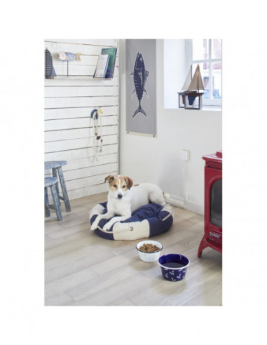 Cuenco comedero con anclas para perros