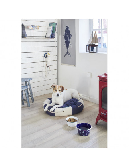 Cuenco comedero con anclas para perros