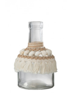 Jarrón de conchas marinas medium