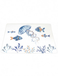 Individual marino de medusa