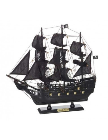 Maqueta del barco pirata La Perla Negra