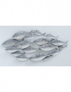 Mural de peces de metal 2