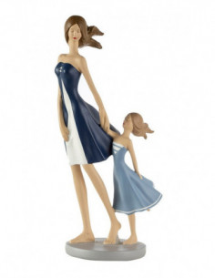 Figura marina de madre e hija 