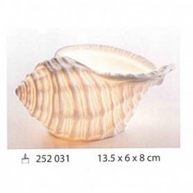Caracola marina de porcelana porta vela