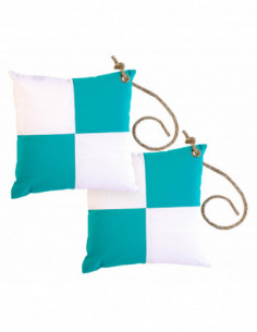 Mirille-Cojines de timón de barco de ancla de Mar Mediterráneo sin relleno,  almohadas decorativas para
