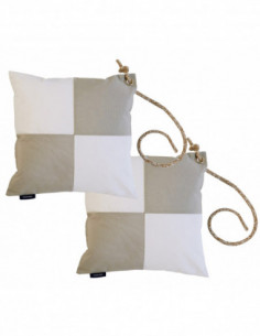 Mirille-Cojines de timón de barco de ancla de Mar Mediterráneo sin relleno,  almohadas decorativas para