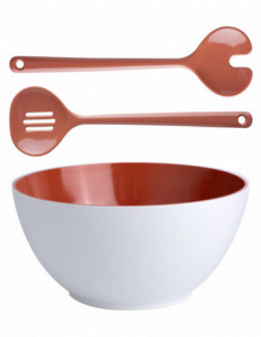 Ensaladera marina color coral