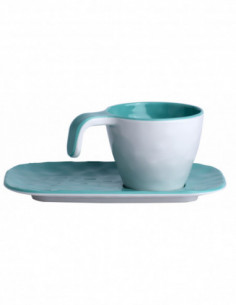 Taza espresso turquesa