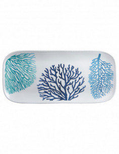 Bandeja diseño coral náutico 