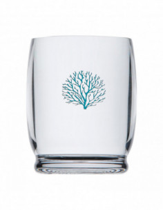 Vaso de agua coral Harmony