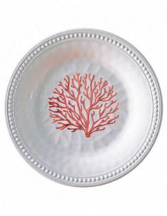 Plato postre coral Harmony