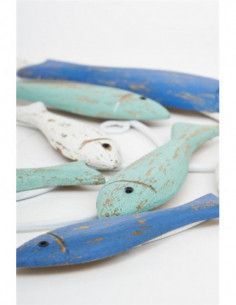 Mural de peces de metal 2