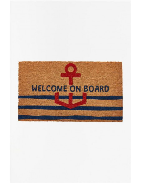Alfombrita ancla Welcome on board
