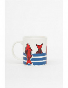 Taza de peces rojos