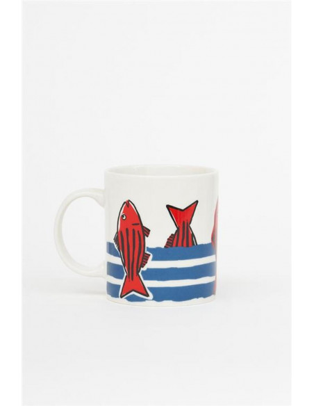 Taza de peces rojos