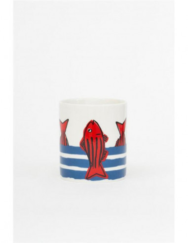 Taza náutica de peces