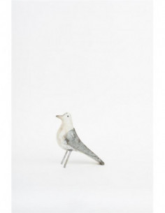 Pájaro metal marino