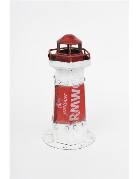 Faro metal reciclado