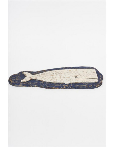 Ballena azul madera