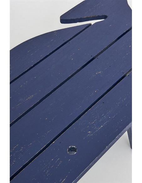 Mesa madera azul
