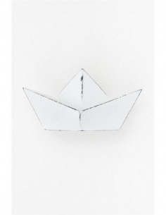 Perchero barco origami 2