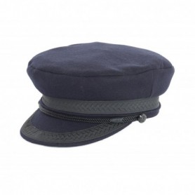 Gorra náutica bretona de lana  2