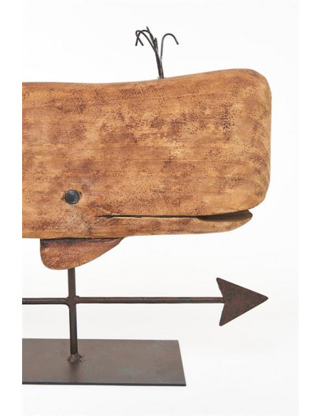 Veleta madera mostaza 