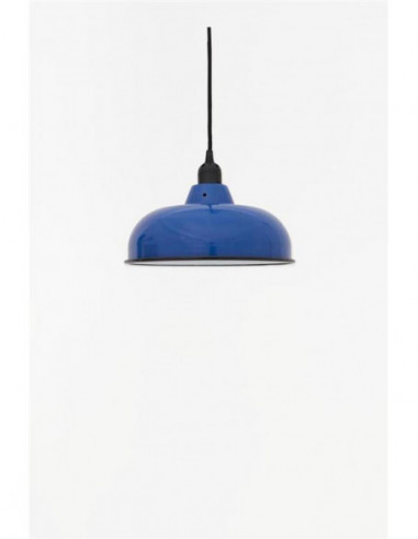 Lámpara metal azul