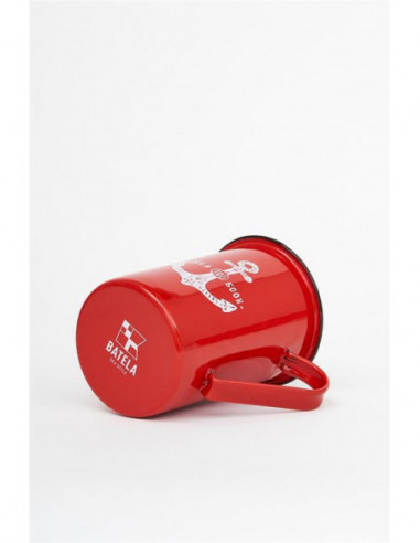 Mug rojo de ancla