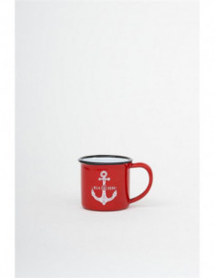Mini mug de metal rojo