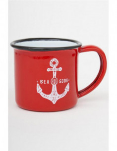 Mini mug de metal rojo 2