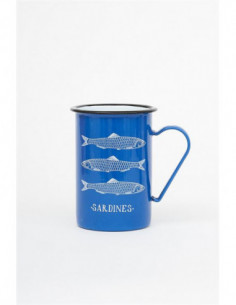 Mug alargado de sardines