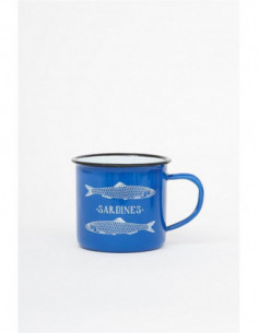 Taza azul sardines