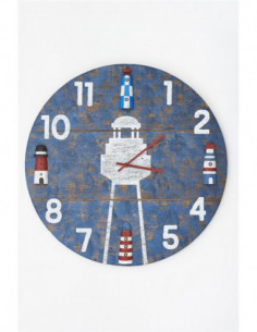 Reloj de faro madera