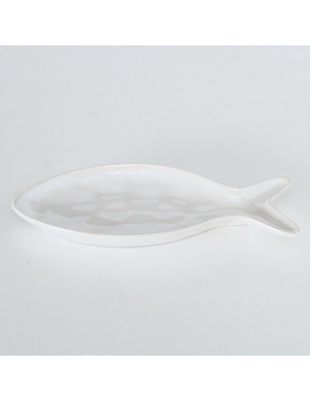 Plato diseño pescado blanco