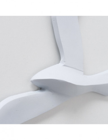 Gaviota de aluminio blanca