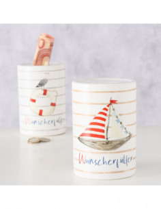 Hucha marina cerámica